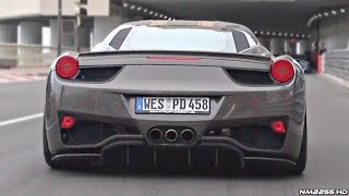 This is by far the loudest ferrari 458 italia i've ever heard in
person. car fitted with a prior design pd458 body styling kit,
rotiform wheels as wel...
