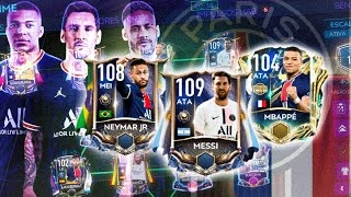 ? FULL PSG NO FIFA MOBILE!! MESSI NEYMAR E MBAPPE, TIME DE 270 MILHÕES DE COINS!!?