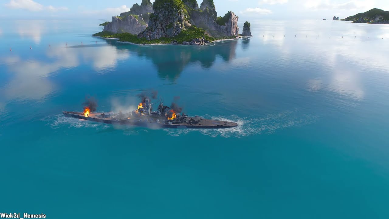 Легкий крейсер с ПБ-снарядами потопил 8 кораблей