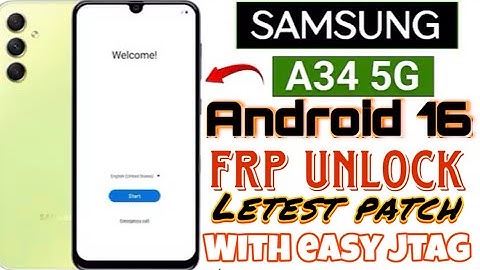Samsung A34 5g frp bypass Android 16 with pc || all samsung frp bypass android 16