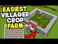 Easiest Villager Crop Farm Minecraft Bedrock 26.1+ (2026)