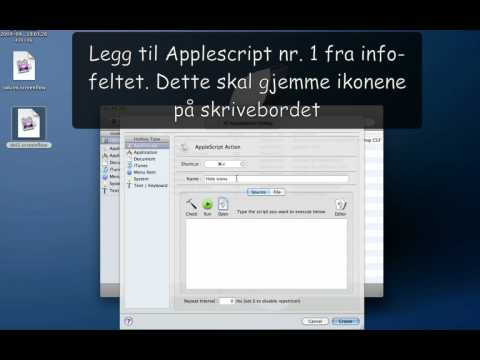 Skjul ikoner på skrivebordet med en enkel tastatursnarvei [Mac] (Norsk versjon)