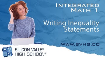 Writing Inequality Statements