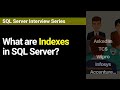 Que sont les index dans sql server 