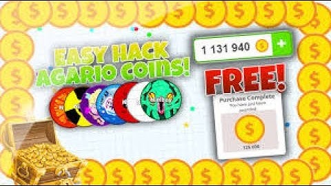 Agar.io - How To Hack Coins 100% Work!!