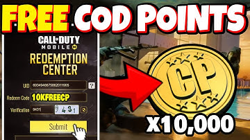 How to get FREE COD POINTS ✅ NEW 10,000 Free CP in CODM, Warzone, Black Ops 7 (REDEEM CODES)