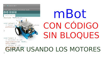 Robótica mBot - Lección 14 - Girar usando los motores