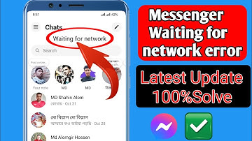 How to Fix Messenger Waiting for network Problem (New Update) |Messenger Waiting for network error