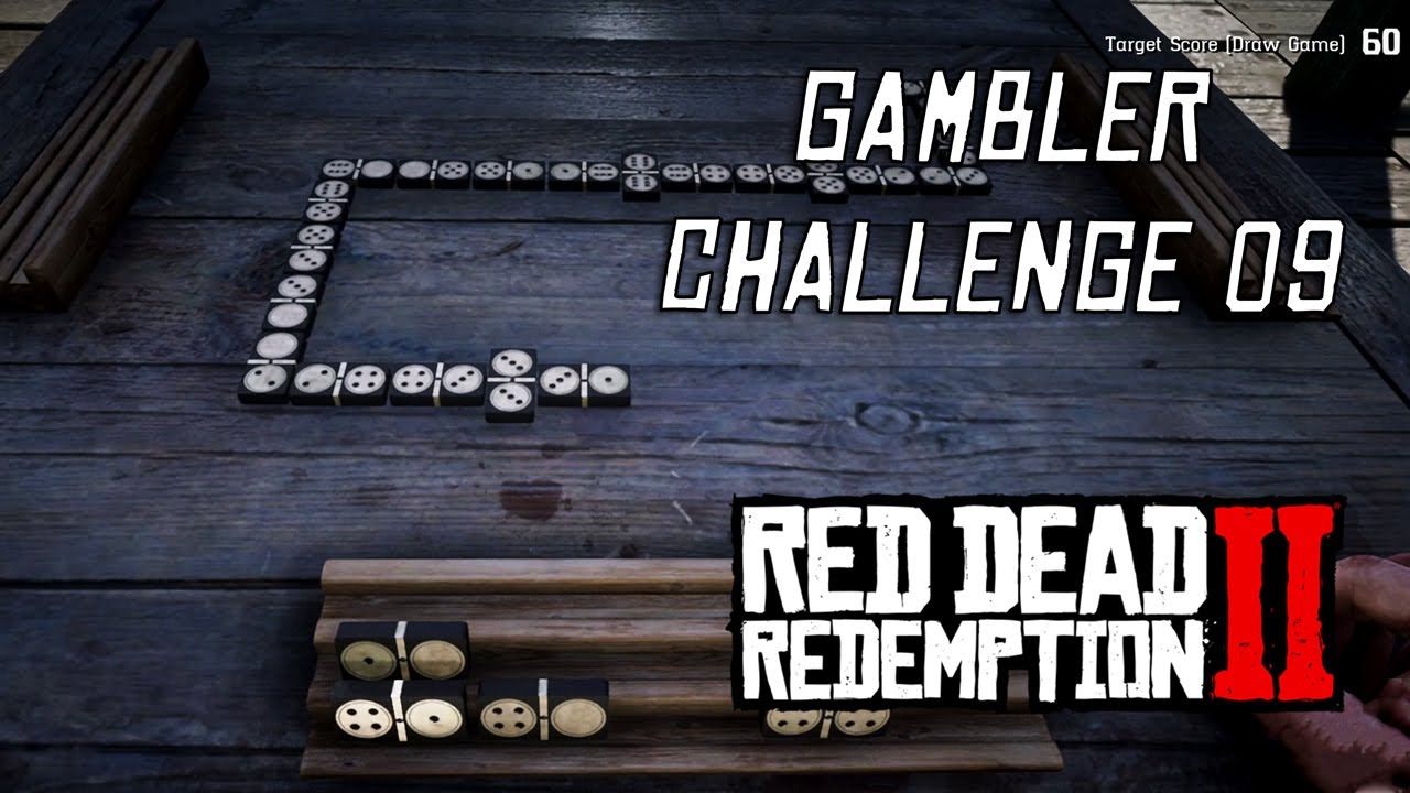 Red Dead Redemption 2 Gambler Challenge 9 Win 3 Games Of Dominoes