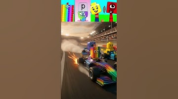 Sprunki-OC Blockie 72 X Alphabet P X Lego X Number Block 1 are racing formula cars #sprunki