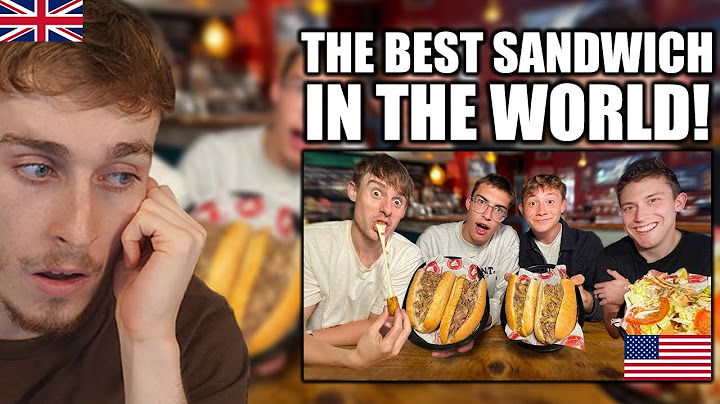 Brit Reacts to British College Students try Philly Cheesesteak for the first time!