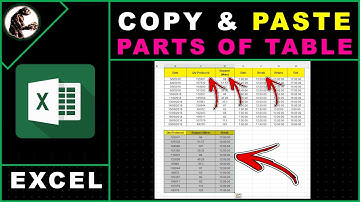 Hoe u de onderdelen van de tabel met één klik kunt kopiëren en plakken