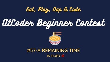 AtCoder Beginner Contest 057 A - Remaining Time in Ruby