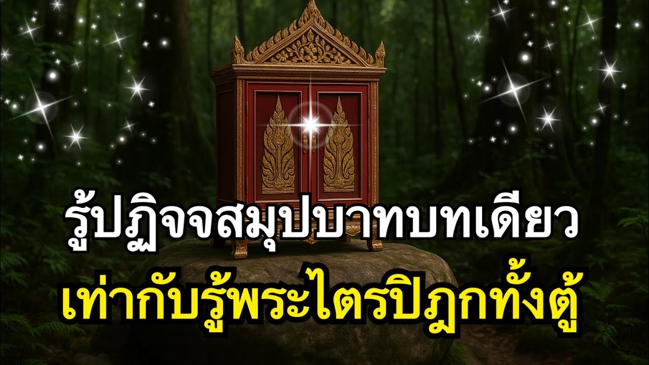 ปฏิจจสมุปบาทคือยอดธรรมในพุทธศาสนา ผู้ใดรู้แจ้งผู้นั้นเป็นอริยบุคคล