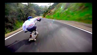 Downhill longboarding on highest speed! (best of the month) |April