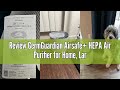 Review GermGuardian Airsafe+ HEPA Air Purifier for Home, Large Rooms Up To 1043 Sq. Ft. with HEPA Ai