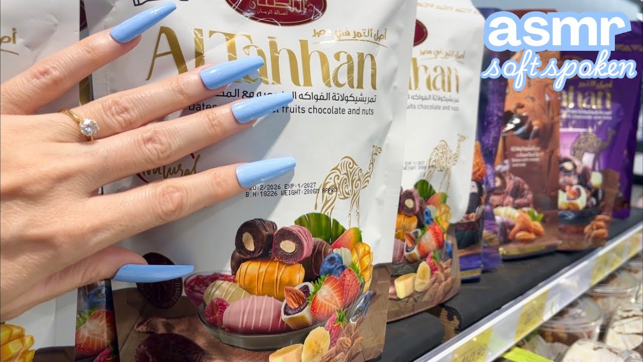 ASMR * Egyptian Grocery Store Tour! * Tap/Scratching