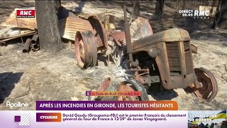 Incendies en Gironde: le ministère des Finances planche sur des aides aux professionnels du tourisme