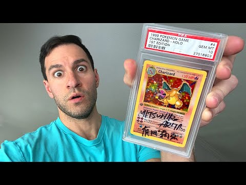 How To Tell If A Pokemon Card Is First Edition - Grading My $200,000 Charizard Pokémon Card