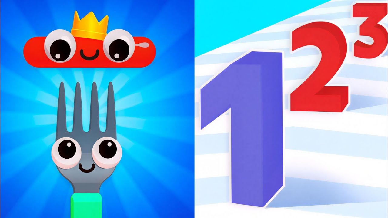 All Level Speed Run Challenge Number Master VS Frok N Sausage 💥All Level Unlocked  Android IOS 