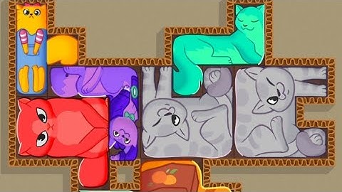 Funny Puzzle Cats gameplay stage 57-60 #relaxing #asmr #puzzle #cat #walkthrough #trending #viral