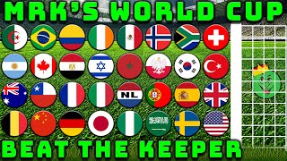 Beat the Keeper MRK's World Cup Marble Race Tournament 9 / Marble Race King