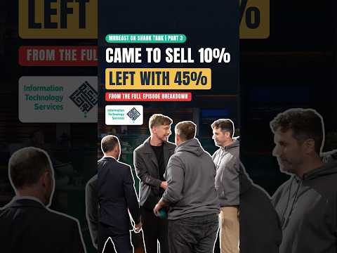 MrBeast on Shark Tank | Part 3 — Came to Sell 10%… Left With 45%