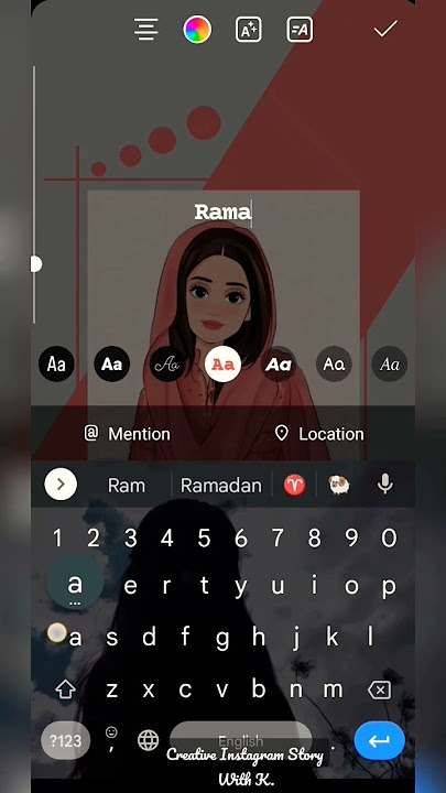 Ramadan Instagram Story | Ramadan Aesthetic Story #withk. #ramadan #ytshorts #subscribe