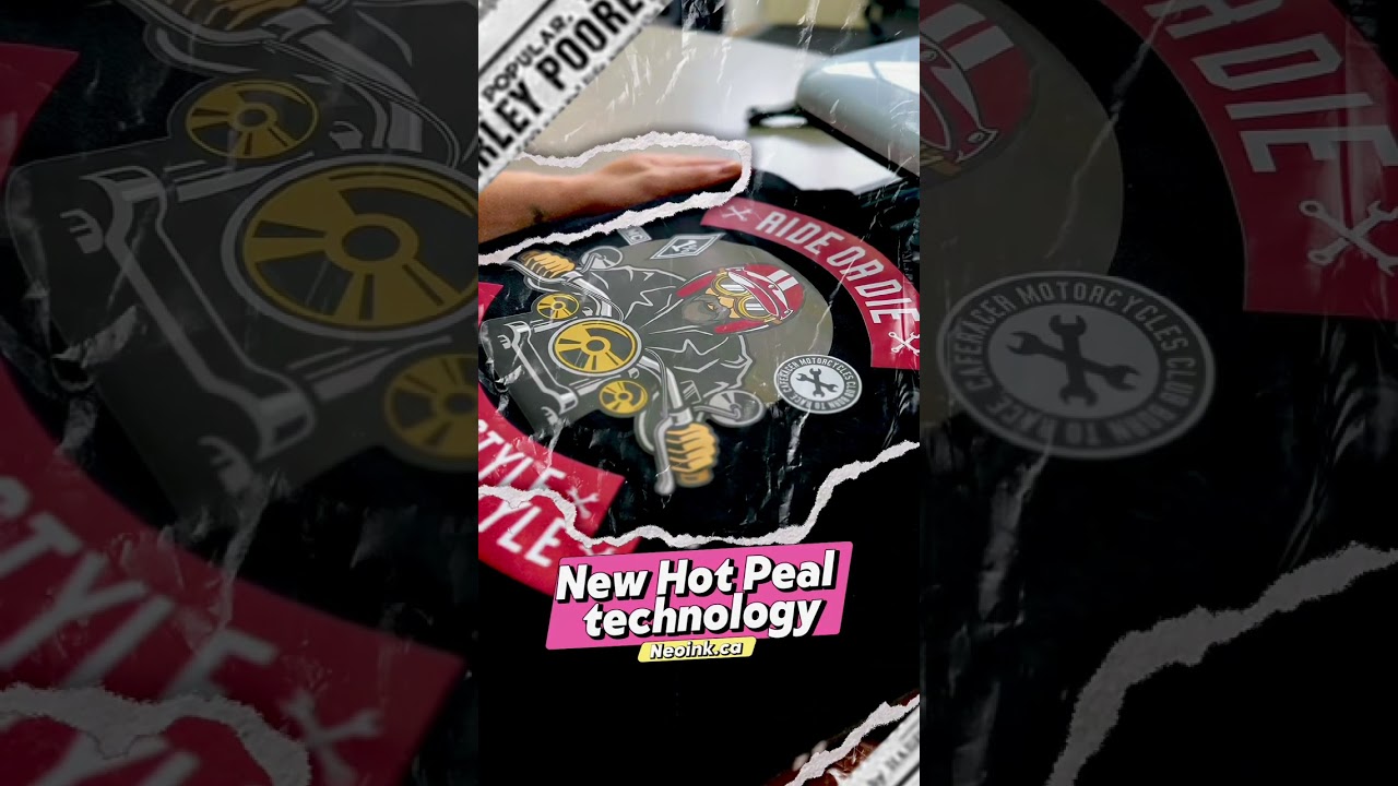 Hot Peel Perfection! | Satisfying NeoInk DTF Customer Orders (Canada) 