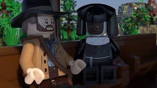 LEGO Animation of Arthur Morgan and Sister Calderón | Blender 3D