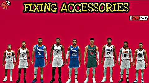 HOW TO FIX AND UPDATE ACCESSORIES PLAYERS NBA2K20 MOBILE ANDROID IOS v97 v98