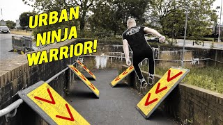 WE MADE A NINJA COURSE!