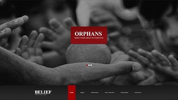 Child Charity Responsive Website Template - 49117
