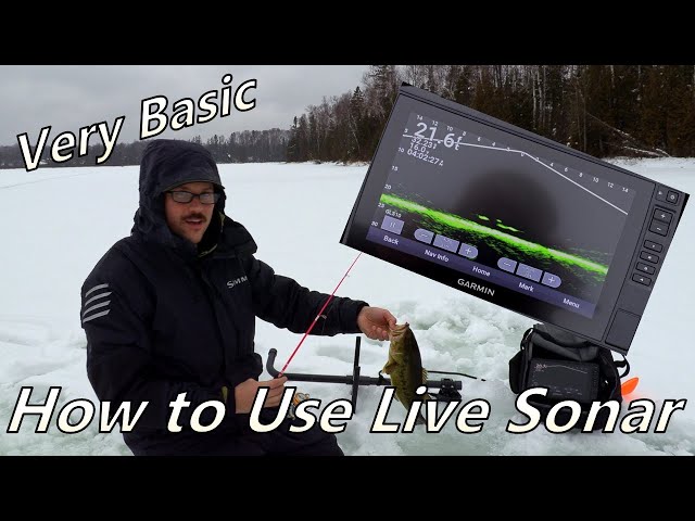 How to Use Live Sonar: Garmin LiveScope Tips To Find Fish - Ice Fishing  Sonar 