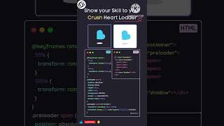 Heart Style Preloader Using HTML and CSS | DevArea  #webdesign #coding