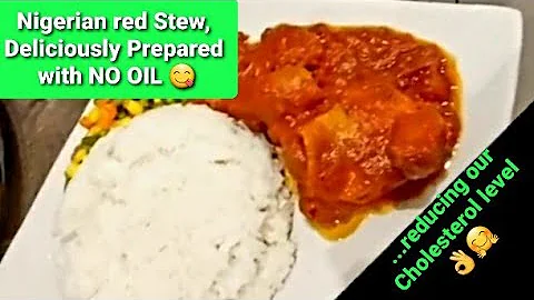 How To Cook The Popular Nigerian Stew with NO OIL/ Saladmaster Stew. Saladmaster Nigerian Stew