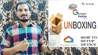 Unboxing &amp; intial set-up of Google Home Mini #Google #SmartDevices #GoogleHomeMini