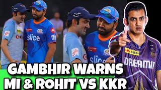 IPL 2024: Mentor Gambhir big statement on Rohit Sharma & MI rivalry | Ami KKR Hai Taiyaar