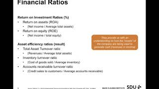ENT FIN Session 3 - Financial Ratios