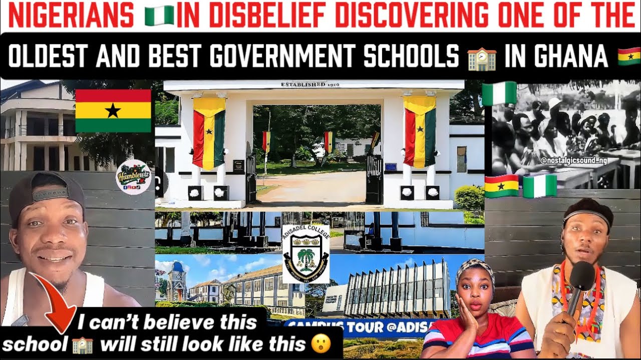Нигерийцы 🇳🇬 в недоумении 🫢 обнаружили одну из старейших и лучших государственных школ 🏫 в Гане 🇬🇭