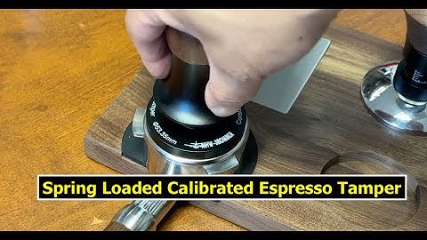 MHW-3BOMBER | Spring Loaded Calibrated Espresso Tamper | Breville Espresso Machine