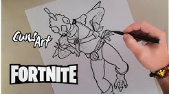 como dibujar la skin pollo fortnite how to draw chicken skin duration 11 10 - dibujos de fortnite temporada 8 para dibujar