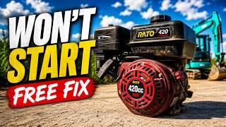 Chinese Mini Excavator Hard to Start?  FREE Fix!