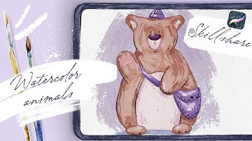 Cute Animals in Gouache, Watercolor and Pastel in Procreate - Find Your Style - Skillshare class