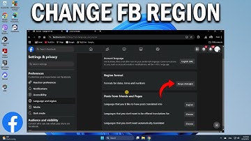 How To Change Facebook Region Settings - Easy Fix