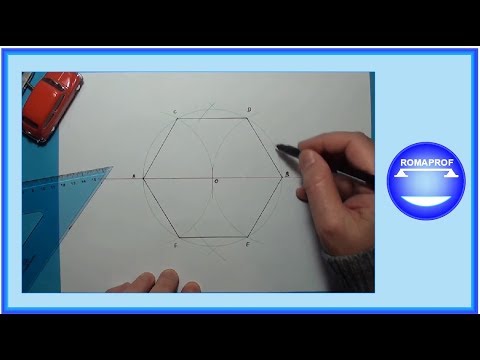 Video: Come Disegnare Un Esagono Regolare