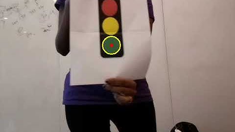 Detection and Tracking of Green color in a video using HSV color space.