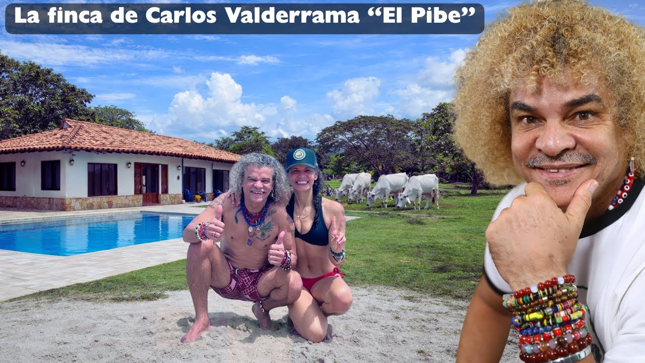 La finca de Carlos Valderrama “El Pibe” en Colombia – Fútbol, familia y raíces lejos del ruido