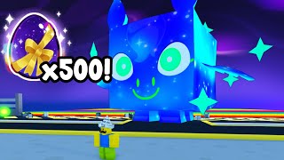 I Hatched 500 Cosmic Egg! Got Titanic Cosmic Pegasus! - Pet Simulator X Roblox