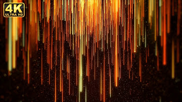 Particles falling down golden particles overlay stroke lines particles line particles black screen